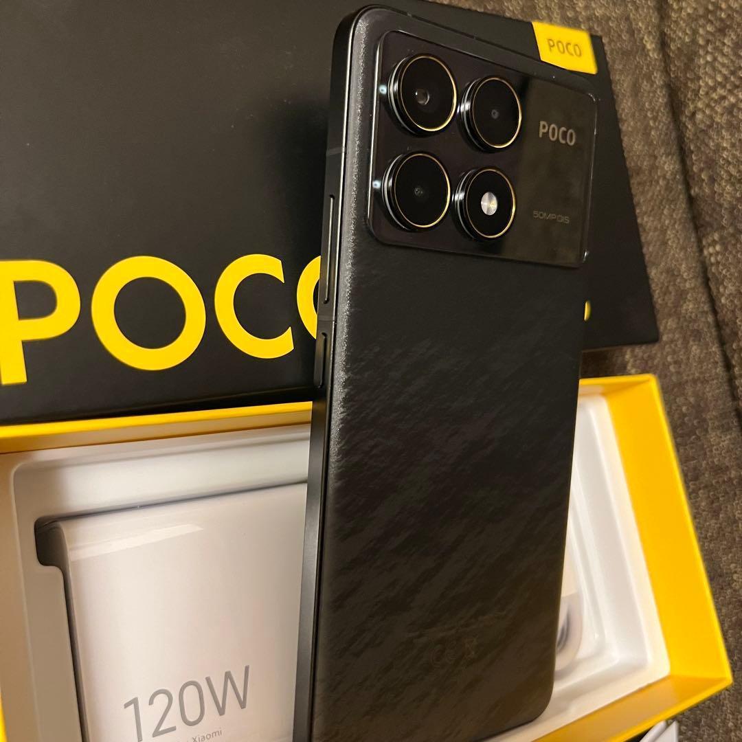 POCO F6 Pro 256GB ブラック MZB0HEJJP SIMフリー