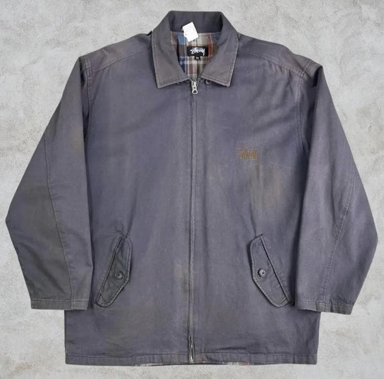 80’s~90’s old stussy Cotton Jacket 黒タグ