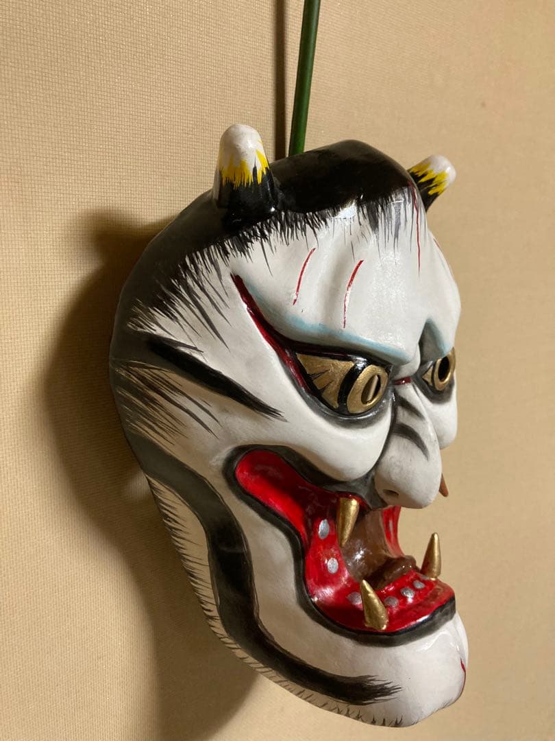 神楽面　般若　咥え面　No.45