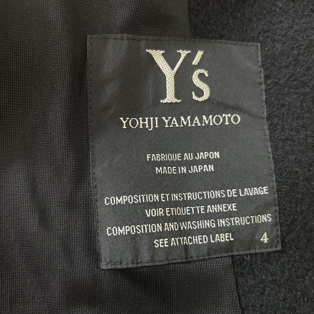 人気　ヨウジヤマモト　Y’s コート　黒　ウール