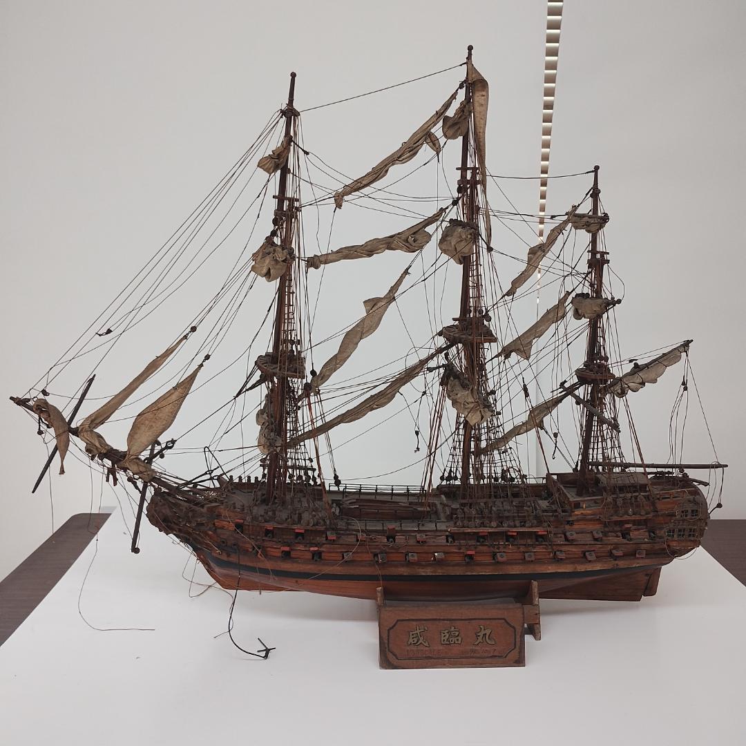 帆船模型 約90cmx70cm 木製