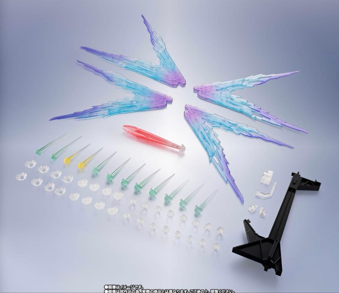 メタルロボット魂 ストライクフリーダムガンダム 光の翼 エフェクトセット