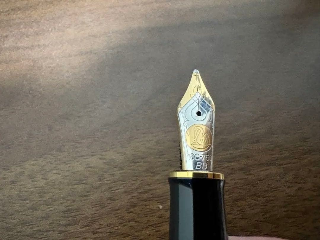 そ*ろ様 スーベレーンM800 ブルー縞 BB 極太字 カンダミサコ ケース付き