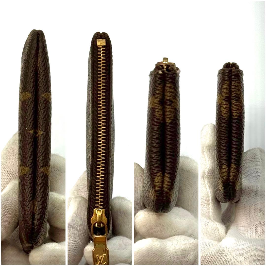 【超美品】 ルイヴィトン モノグラム ポシェットクレ ケース 小銭入