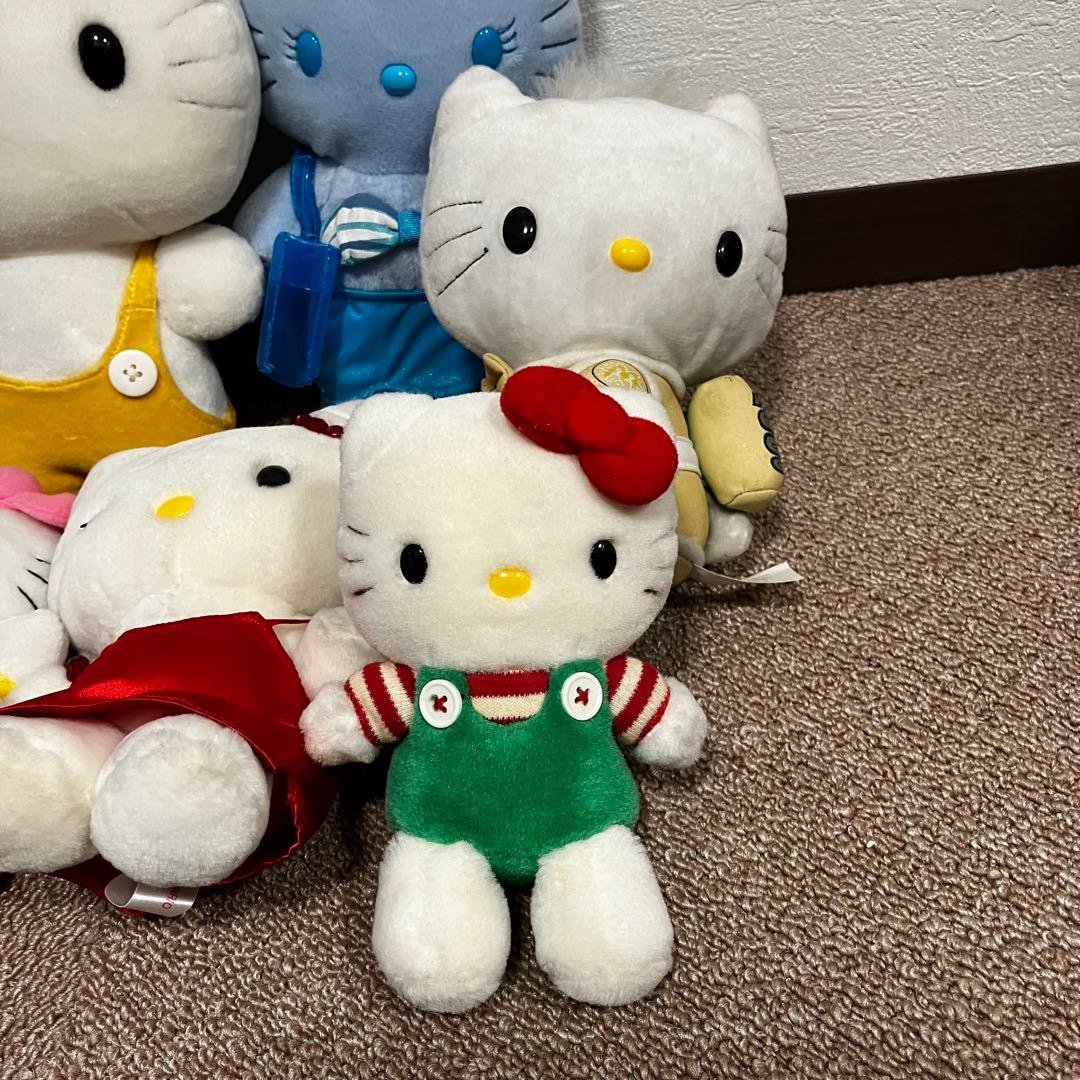 サンリオ　ハローキティ　ぬいぐるみ　まとめ売り　9体セット　レトロ
