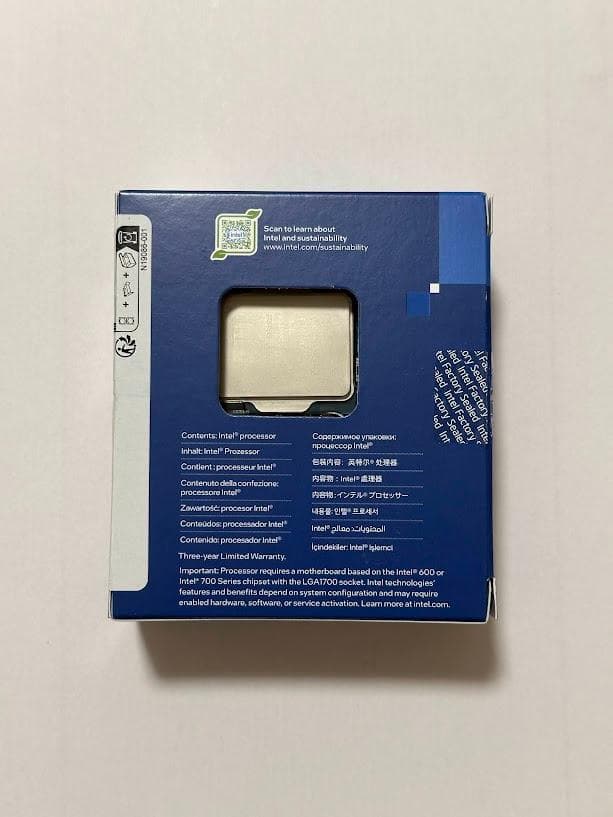Intel Core i5-12400F 中古 動作品 CPU 本体のみ
