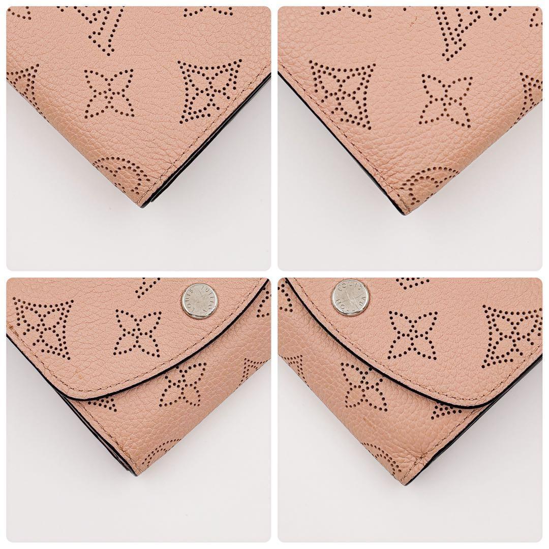 【超美品】ルイヴィトン マヒナ ポルトフォイユ イリスXS マグノリア 三つ折り