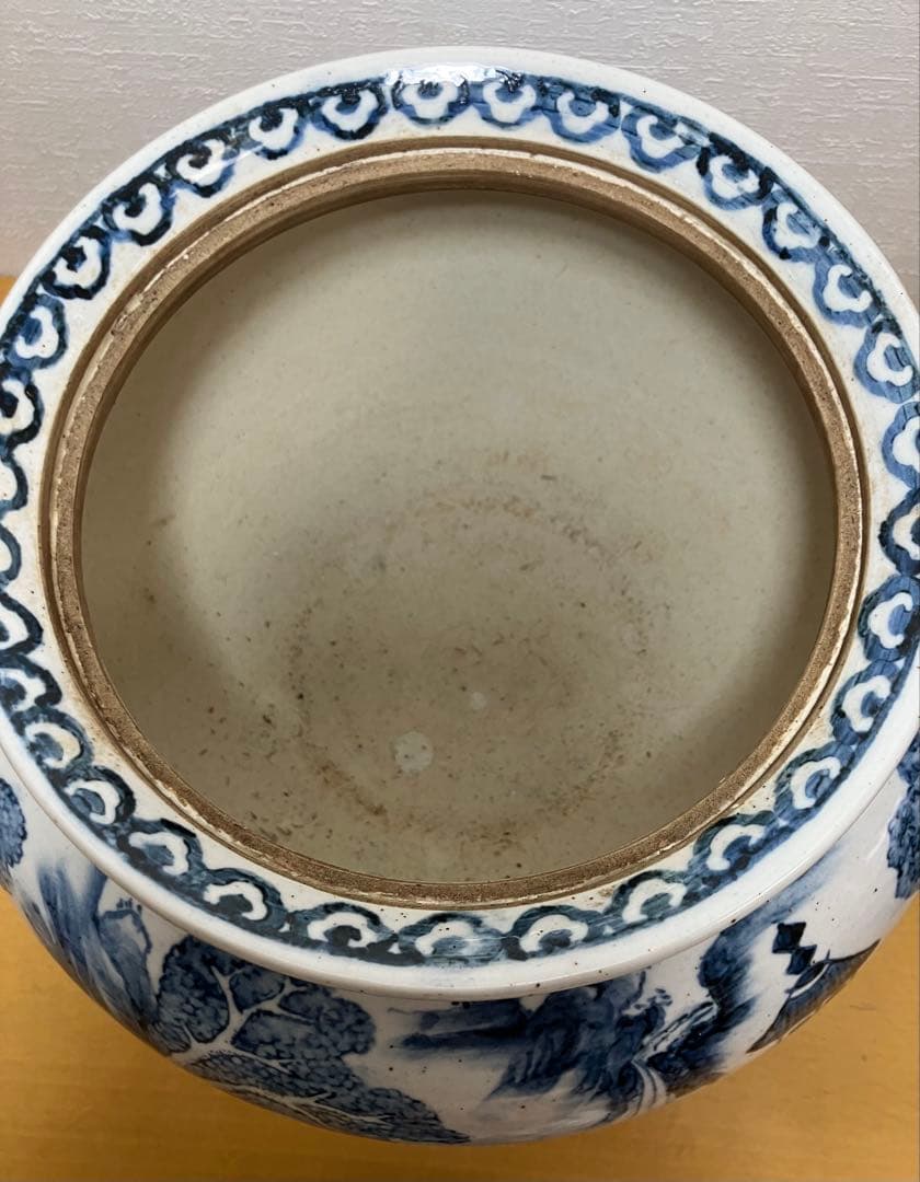 【香炉】特大香炉　高さ：42㎝　陶器　骨董品　古美術　アンティーク