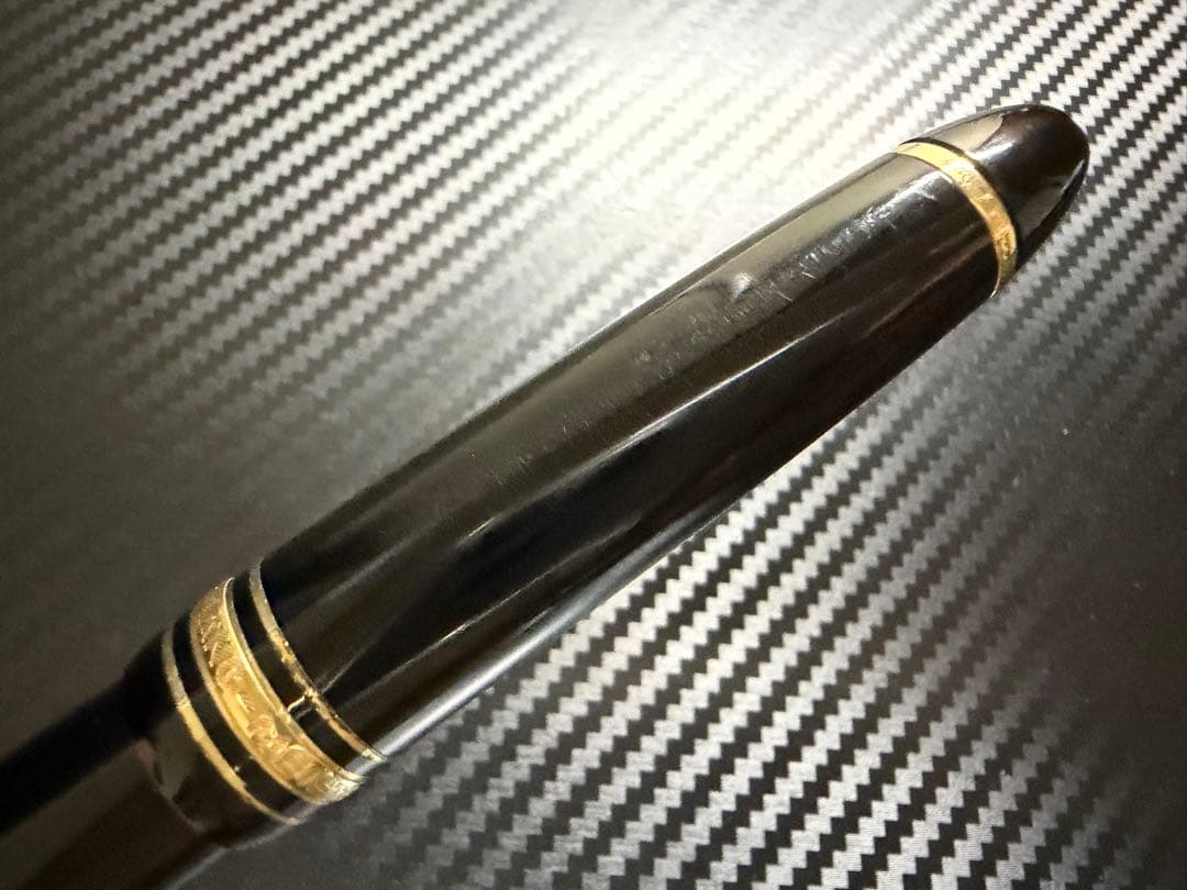 美品 モンブラン マイスターシュテュック 146 14K 全金 F 細字 万年筆