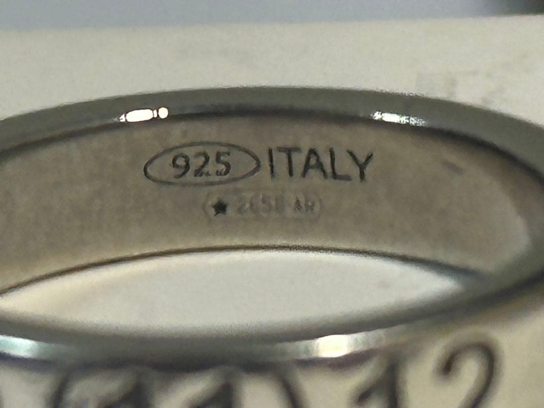 メゾンマルジェラ　ナンバリングリング　XS（9号）　シルバー925