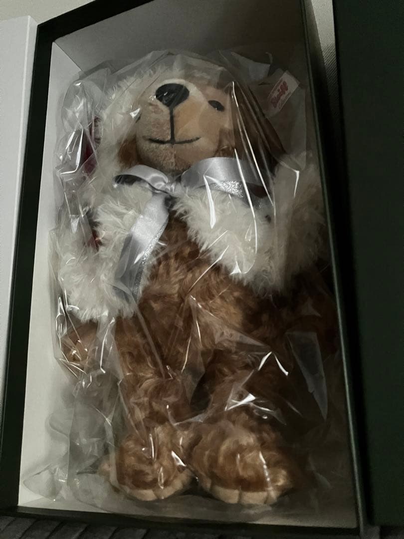 ダッフィー　シュタイフ　クリスマス　サンタ　ディズニーシー20 周年