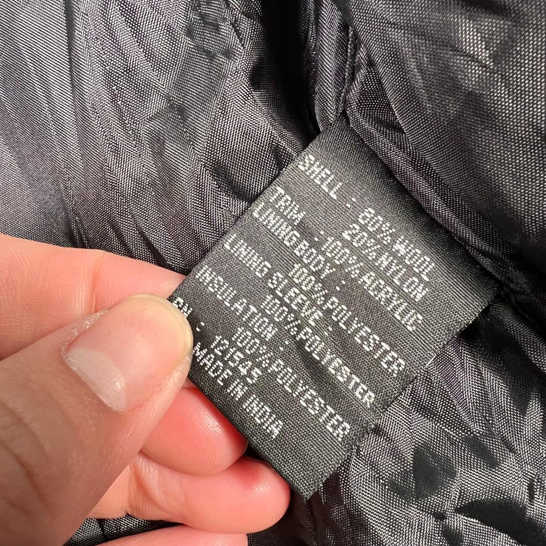 00s London Fog ウールジャケットブルゾンXL 短丈 ブラック