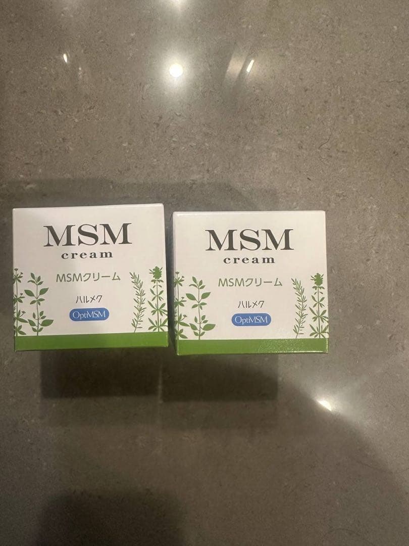 ハルメクMSMクリーム　140g×2個