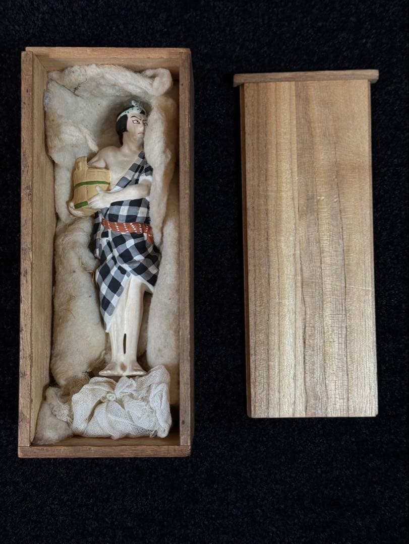 歌舞伎人形　博多人形 小島与一　小島與一　興一造　義経千本桜　すし屋