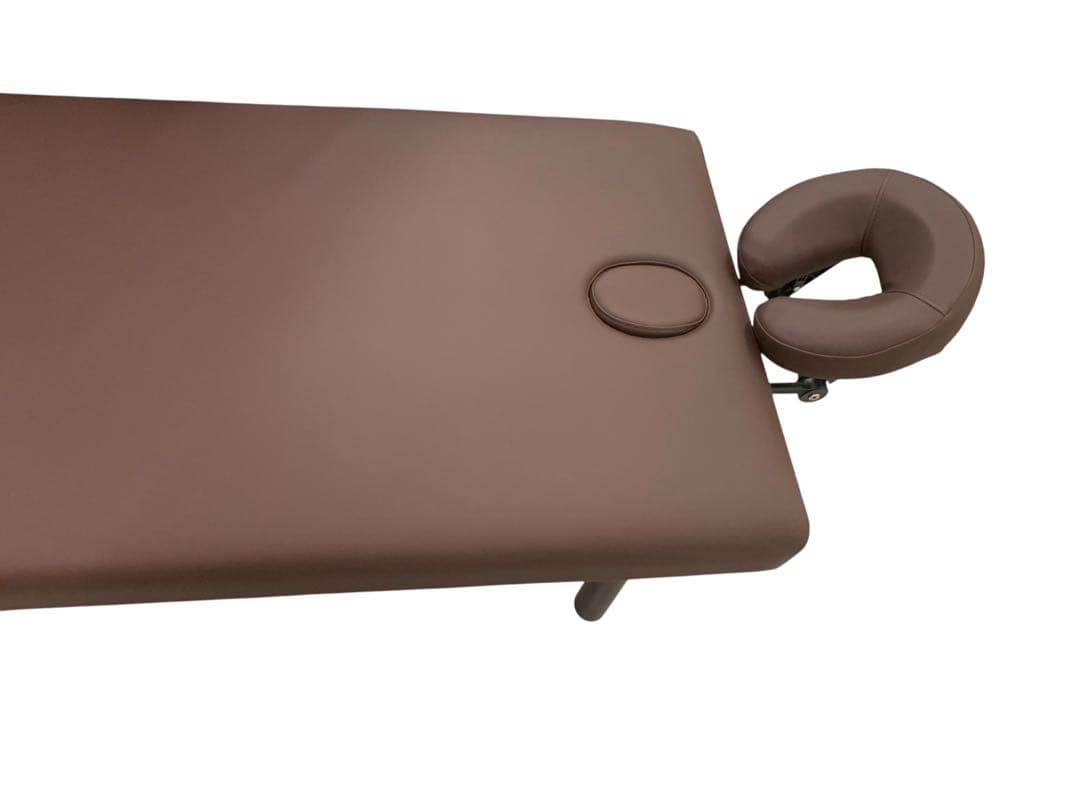 電動昇降マッサージベッド（有孔)長さ185x幅75x高さ51～88cm ブラウン