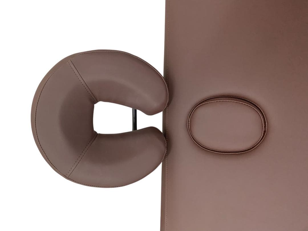 電動昇降マッサージベッド（有孔)長さ185x幅75x高さ51～88cm ブラウン