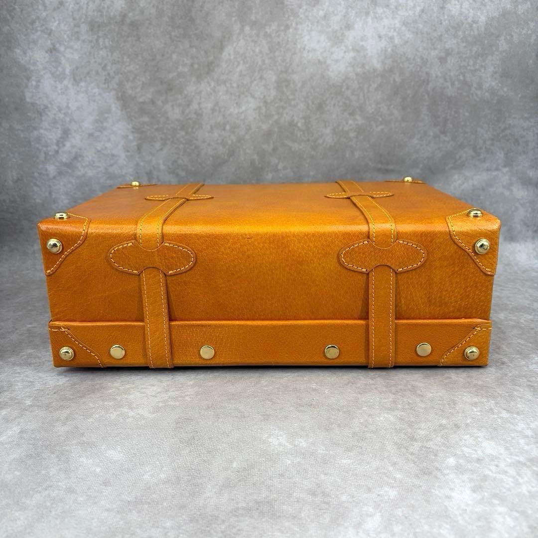 【良品✨】シフレ ユーラシア 2way トランクバッグ ショルダー キャメル