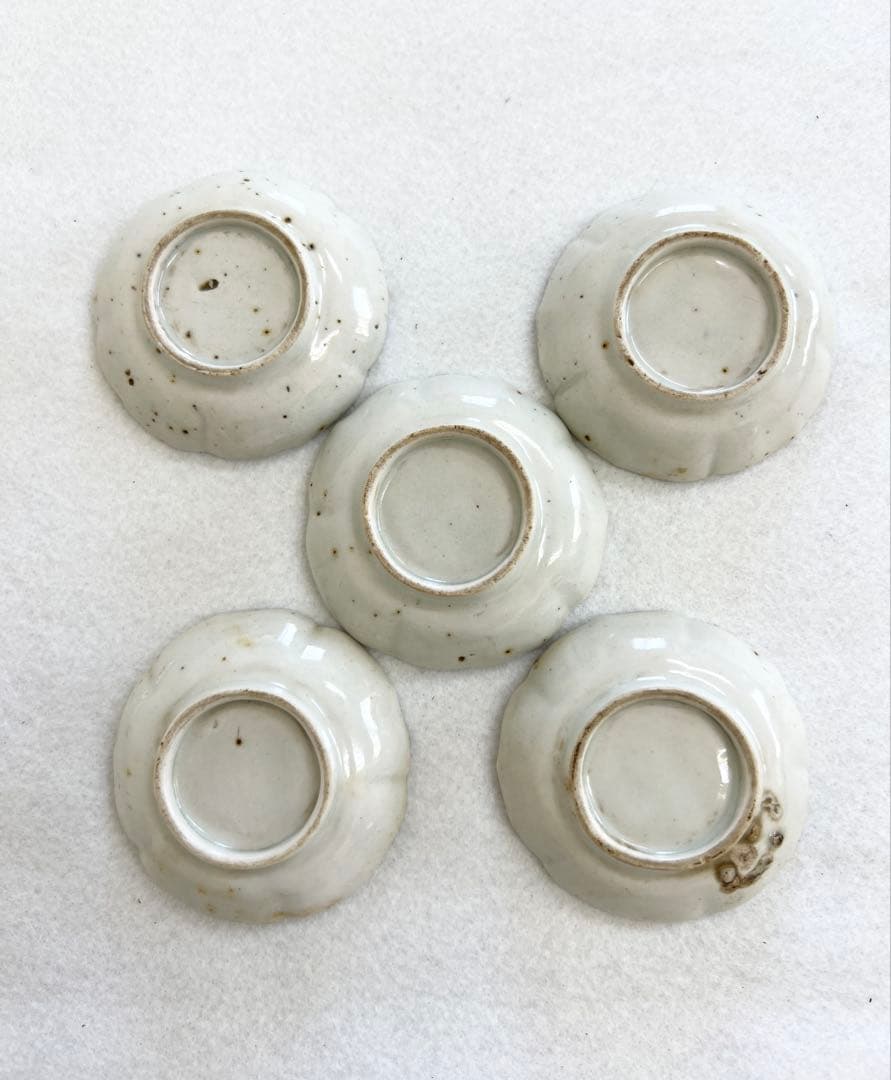 古伊万里山水図皿 5皿セット 磁器 なます皿 骨董品 古美術 染付 山水