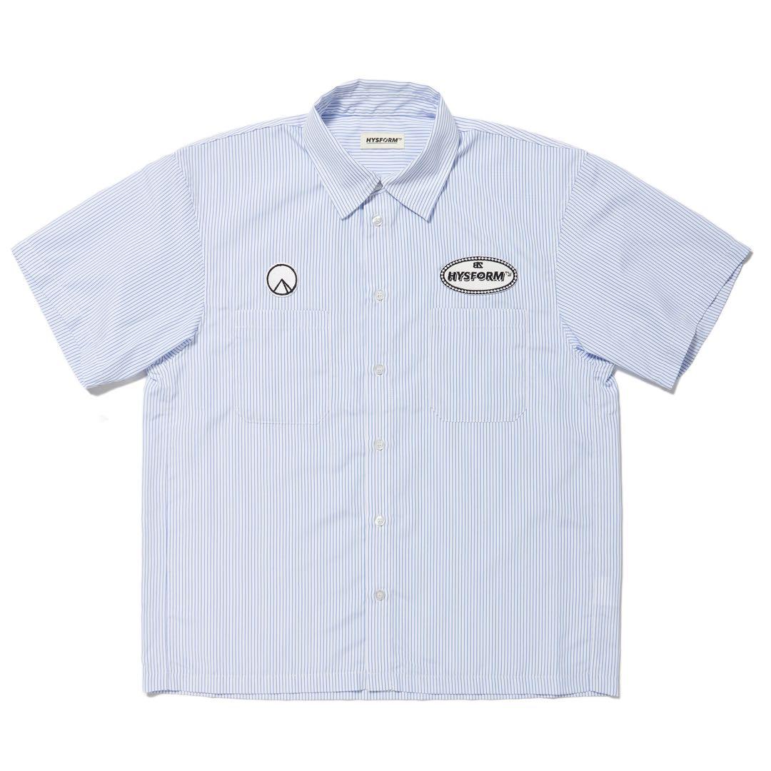 ミュージシャン HYSFORM PATCHED STRIPE SHIRTS