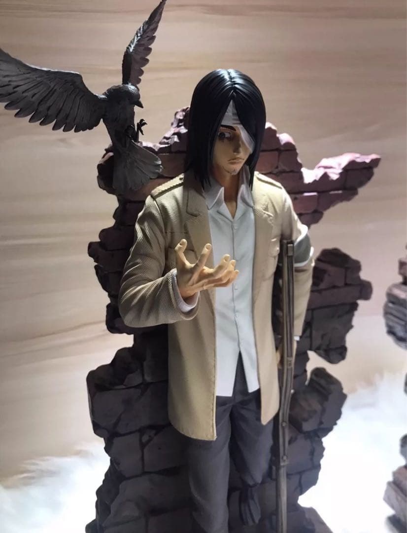 進撃の巨人 エレン ジーク 2体  ガレージキット ガレキ スタチュー①