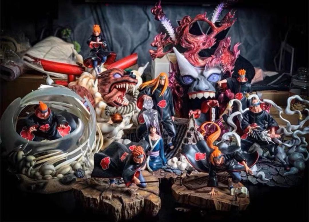 NARUTO ナルト ながと 暁 人間の道 ガレージキット ガレキ スタチュー①