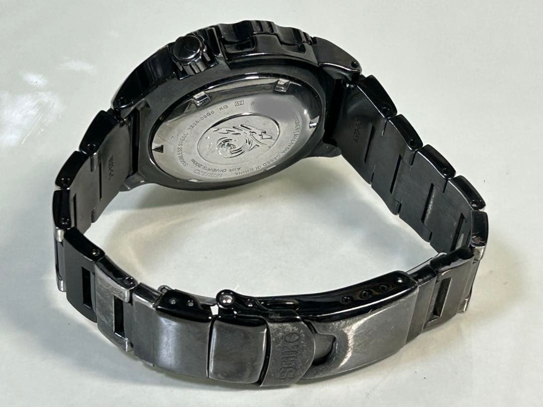 完動 SEIKO ナイトモンスター SCUBA 7S26-03G0ブラウンレッド