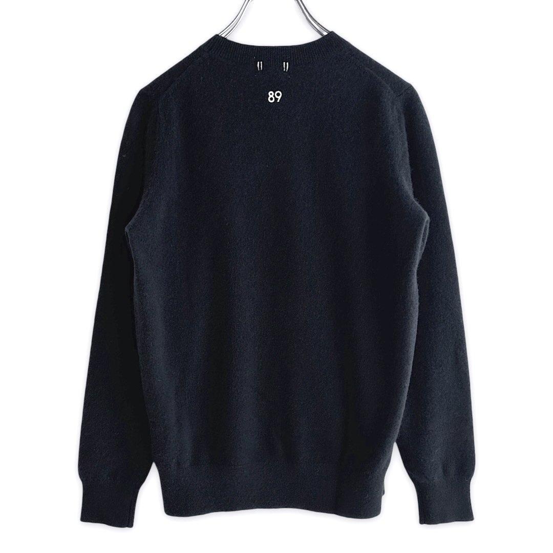 520 パーリーゲイツ 定価33,000円 カシミヤ100％ ニット 紺 2 L