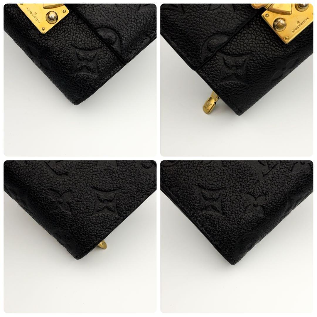 現行モデル★美品★ルイヴィトン アンプラント メティス コンパクト 黒 折り財布