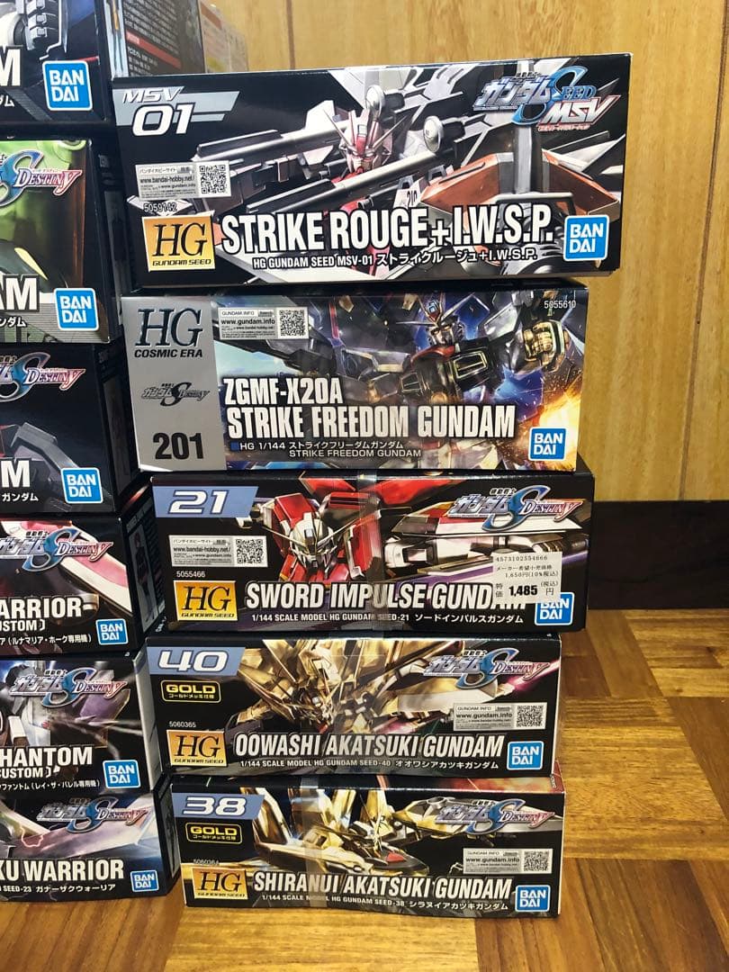 hg ガンダムSEED 16点セット