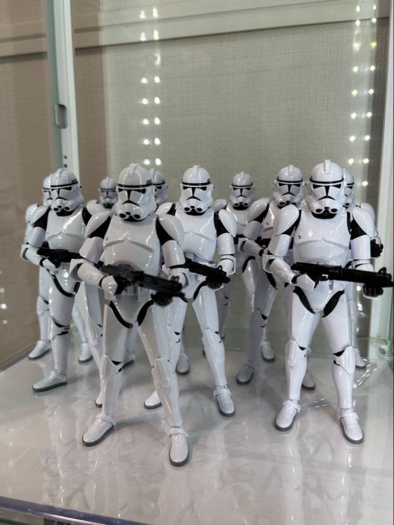 クローン軍団 13体＋ストーム部隊3体 プラモセット　（組立済）【軍団増強向け】
