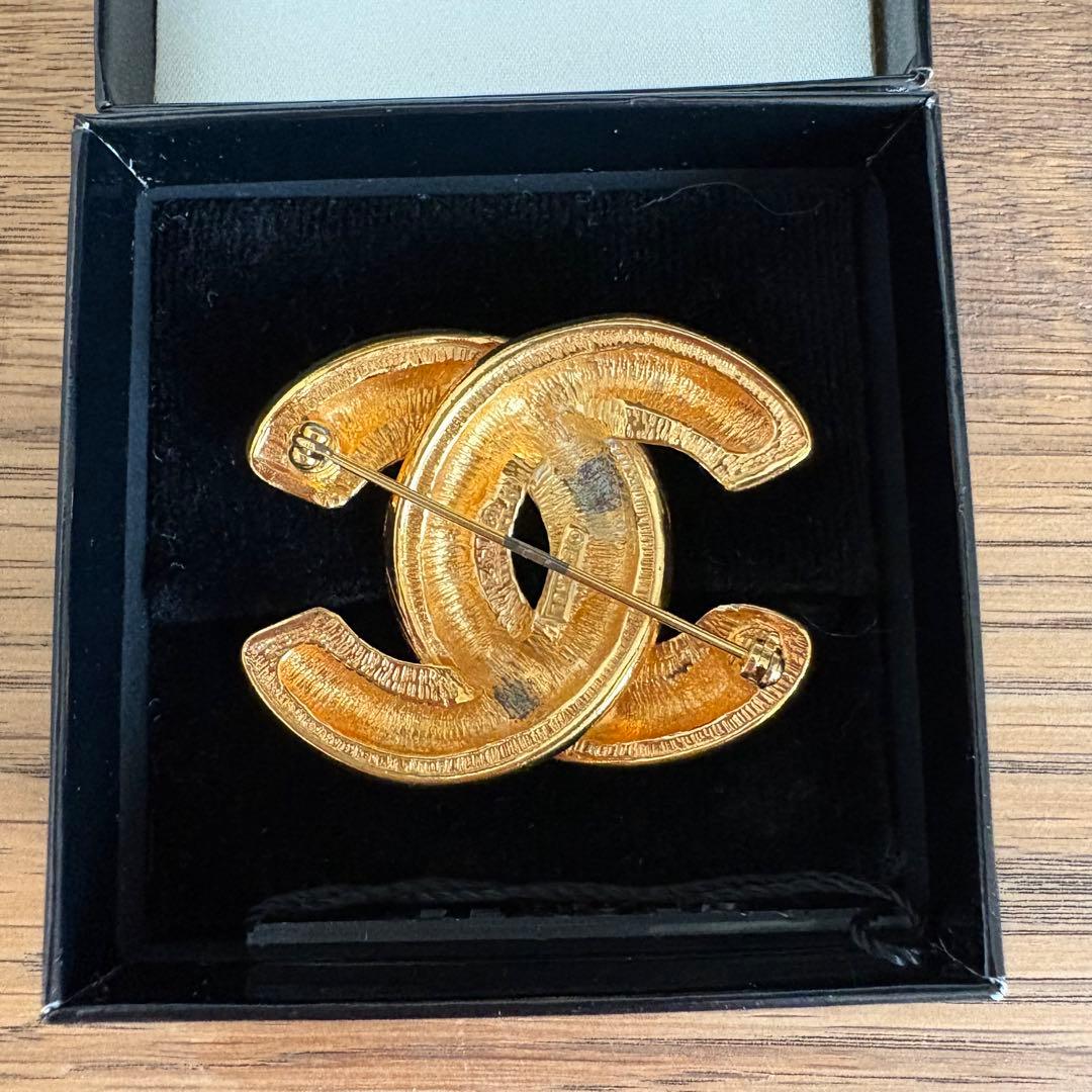 CHANEL ブローチ ココマーク マトラッセ　ヴィンテージ