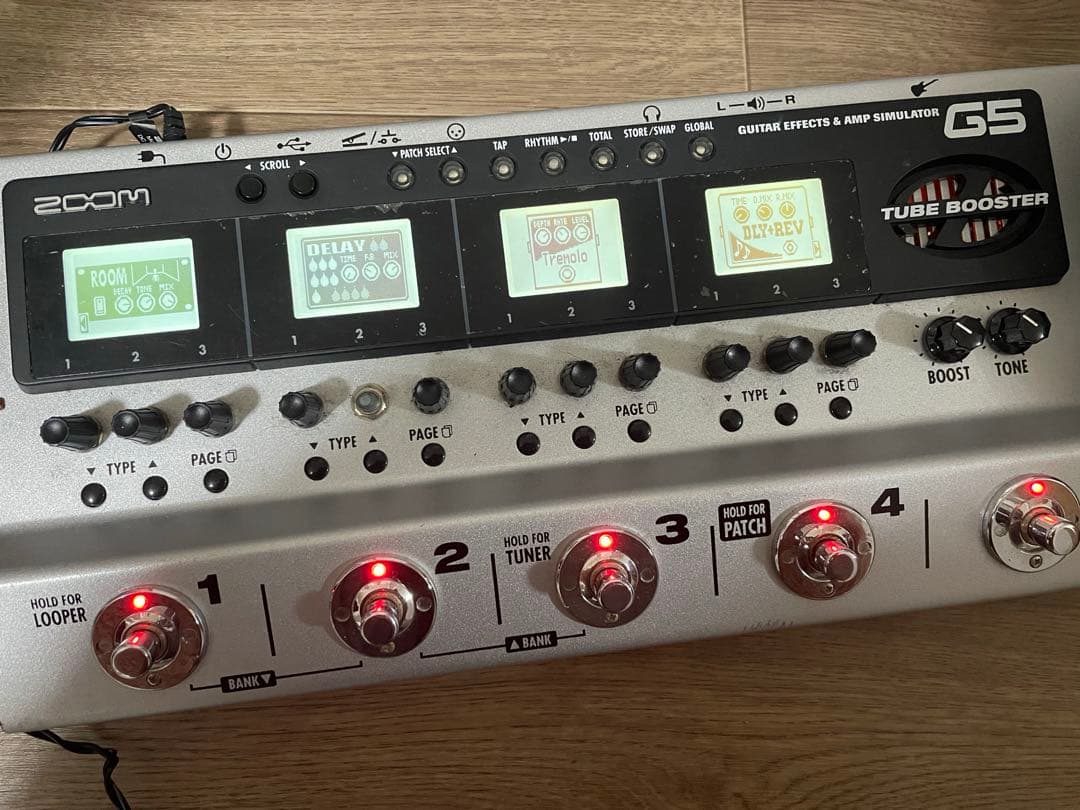 ZOOM ギター用エフェクト・アンプシミュレーターG5