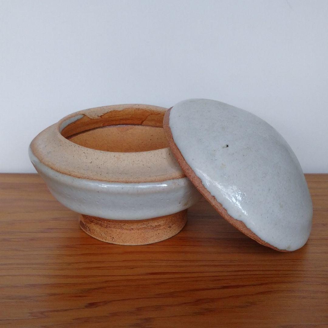 益子焼 蓋物 ボンボニエール