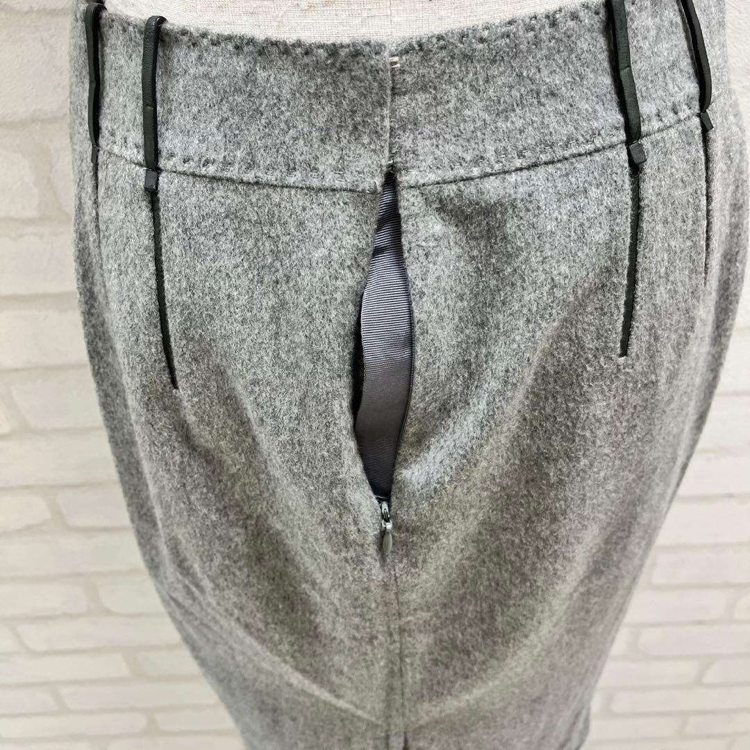 ★美品★ Loro Piana グレー タイトスカート カシミヤ イタリア製