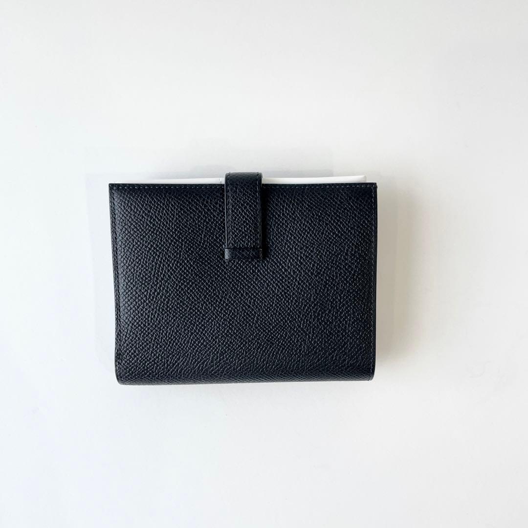 【新品】希少 エルメス ベアンコンパクト モノクローム 黒/黒