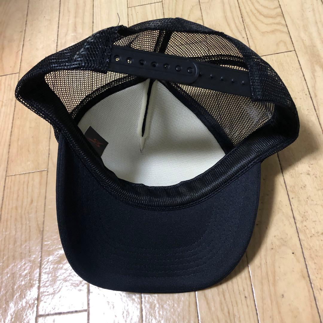 希少❗️中島美嘉 蜘蛛 スパイダープリント メッシュキャップ 黒 NANA