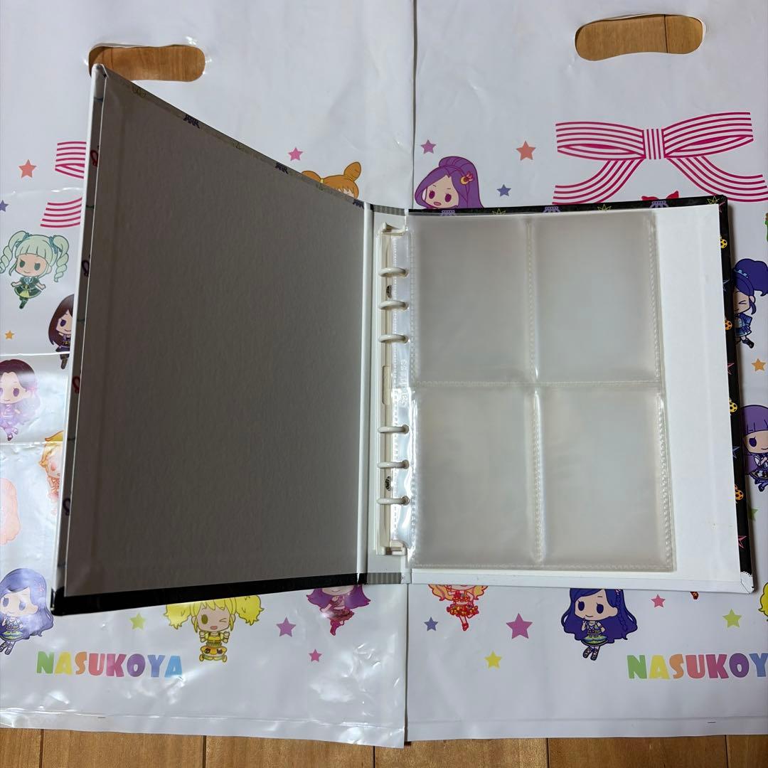 アイカツ ナスコ屋 バインダー 中古 リフィル付き 4冊