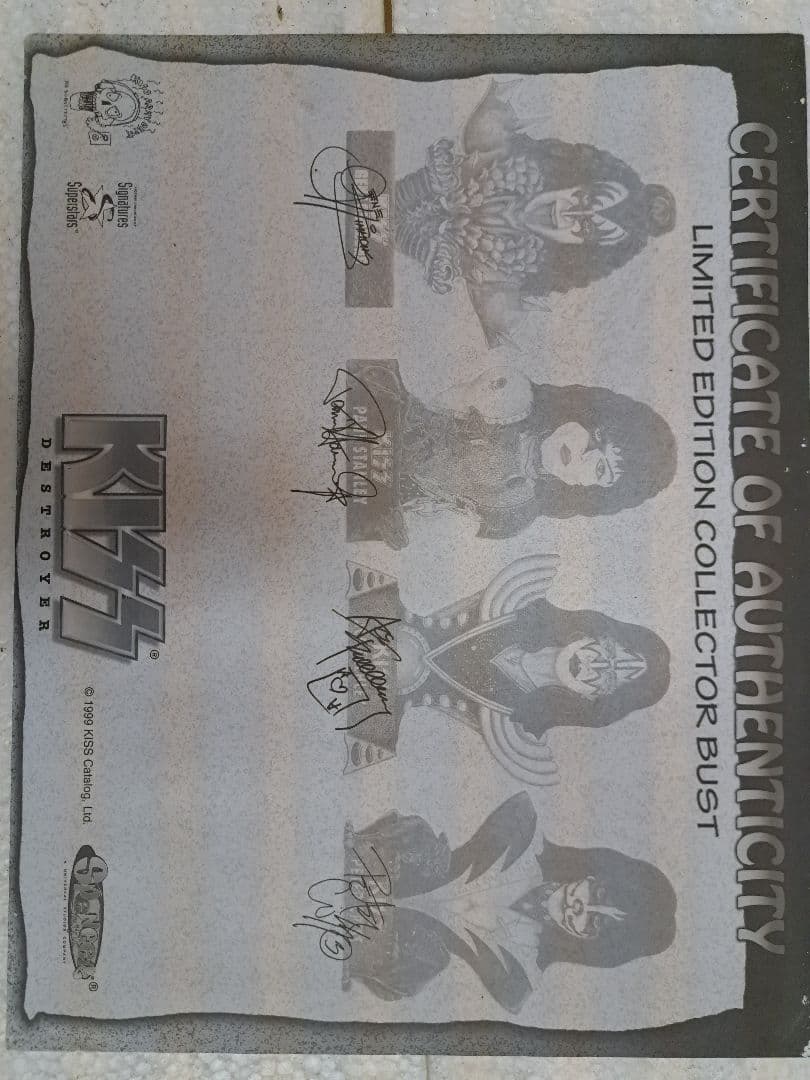 [超レア]KISS ACE FREHLEY バスト像