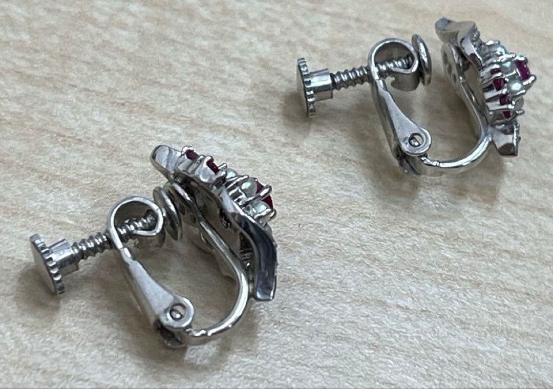 ⭐️SILVER シルバー ブローチ ペンダント イヤリング セット レディース