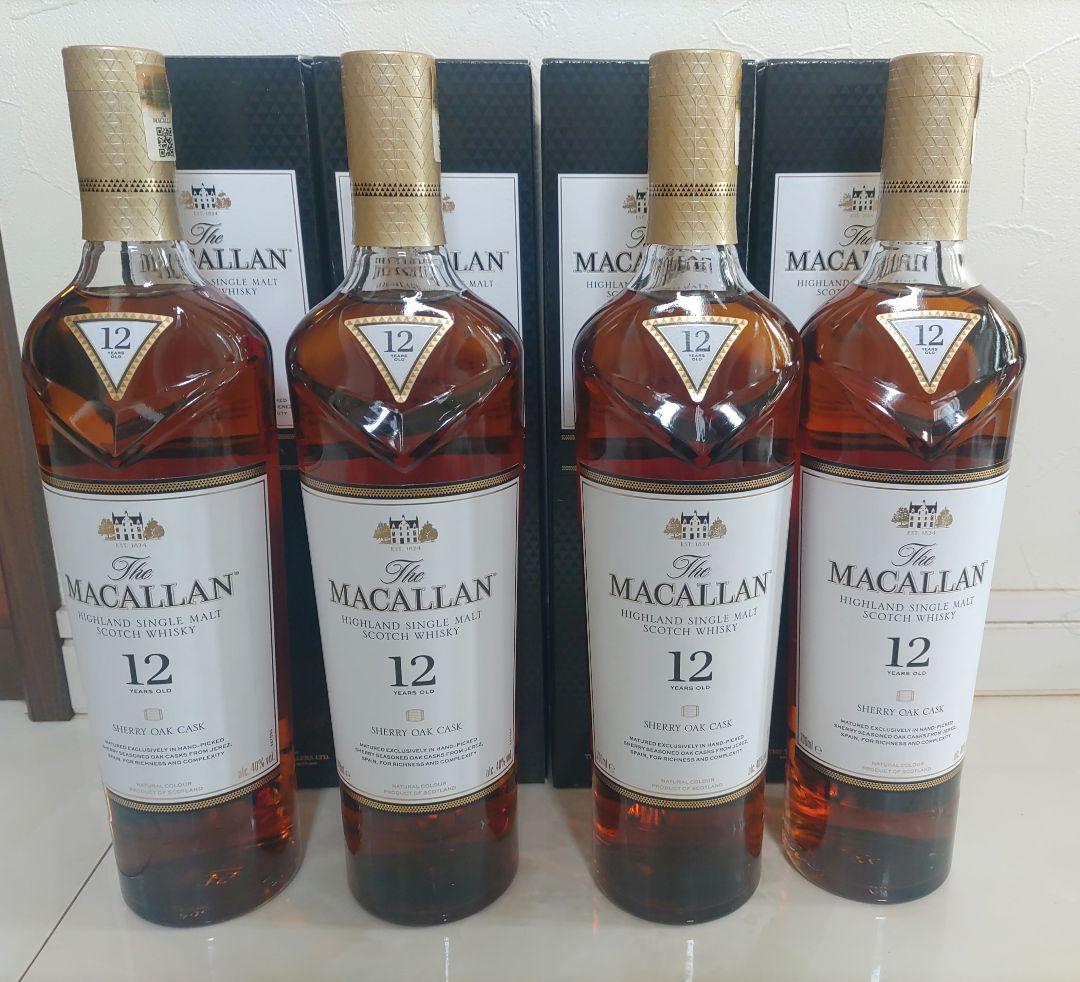 マッカラン12年 シェリーオークカスク 新品未開封　箱付き　MACALLAN