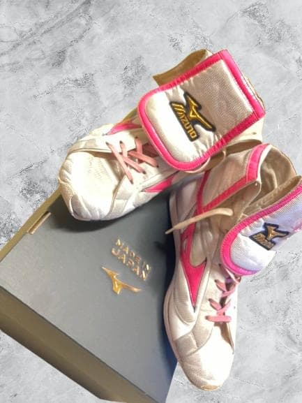 ★【特注品】ミズノボクシングシューズ・エナメル仕様 ・カラーオーダー・刺繍有★