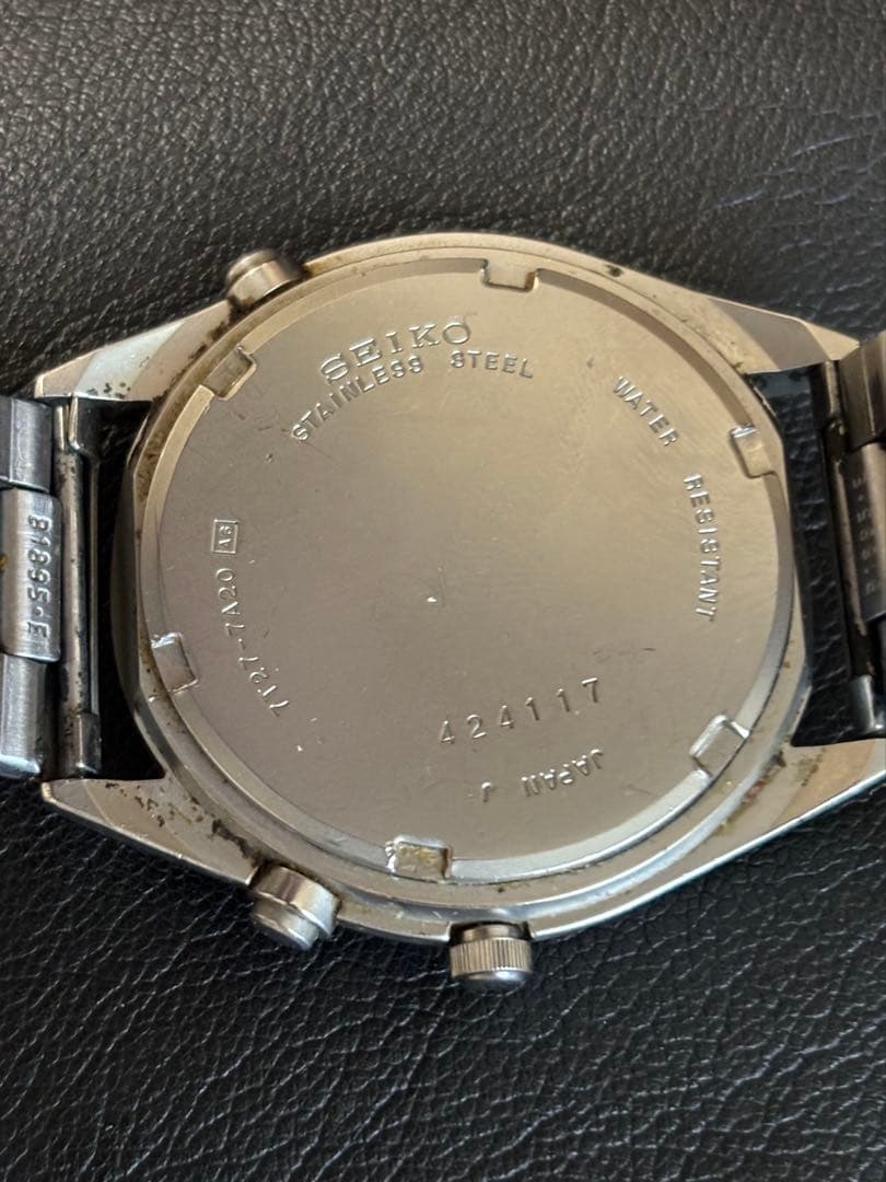 希少 SEIKO セイコー ミリタリー クロノグラフ 稼動品