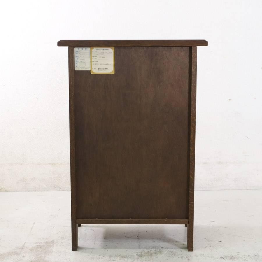 IDC大塚取扱 起立木工 リード ナラ材 サイドテーブル 電話台 FAX台 花台