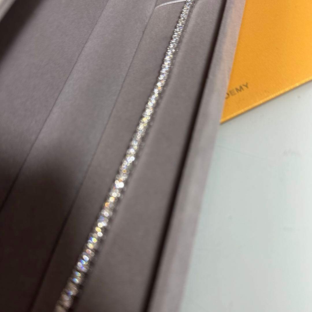 鑑定書付き 最高品質モアサナイト　テニスチェーン　ネックレス　ブレスレット