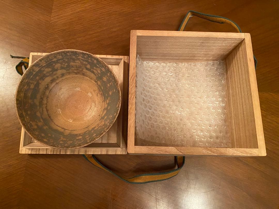 播州相生焼　相生浦窯　相生焼　那波鳳翔 茶碗 桐共箱あり