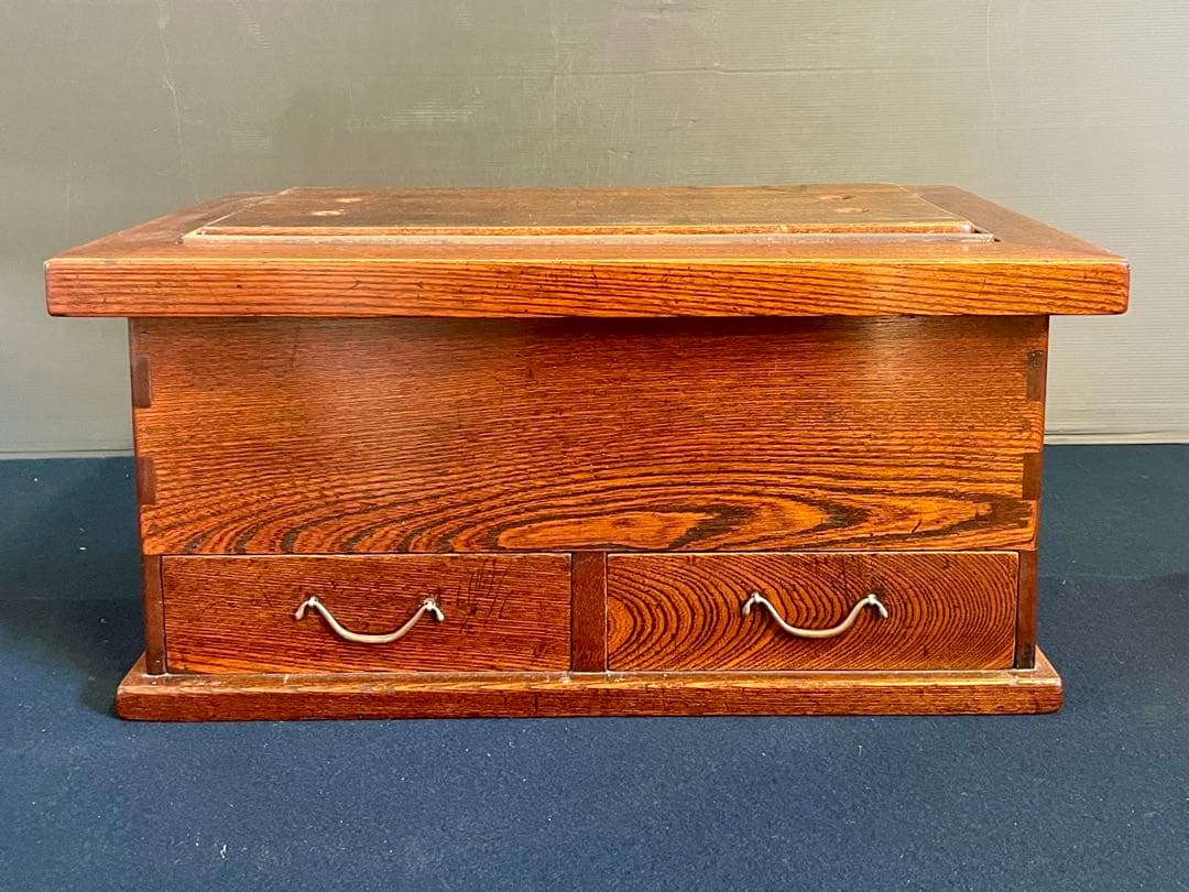 特価❣️「祖」 飴色小ぶり 欅 火鉢 銅板張 関西火鉢 江戸火鉢 （1027F火）