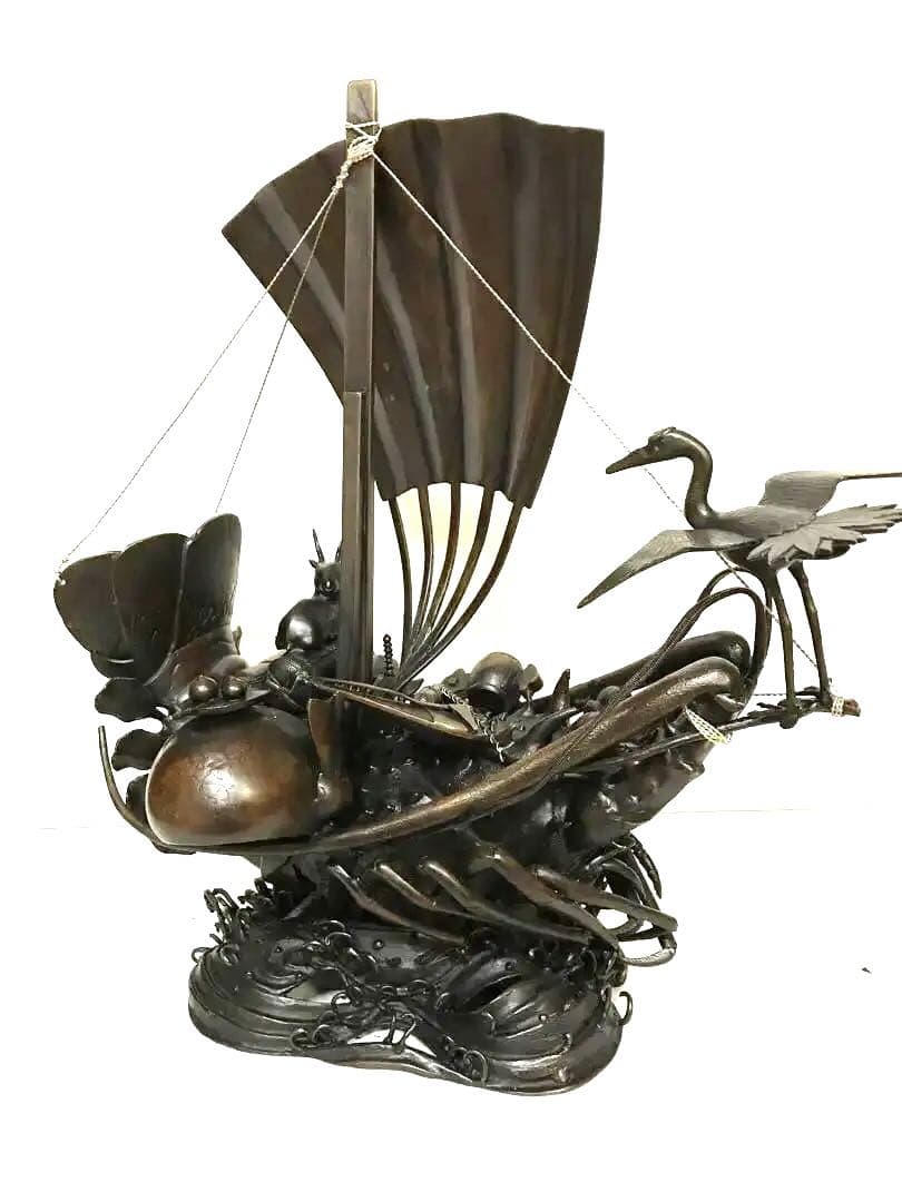 銅製・福寿宝来宝船