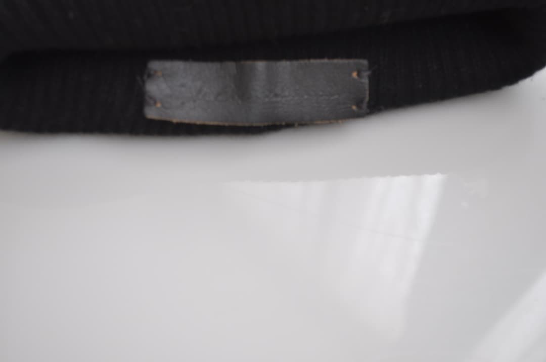 ジエルダーステイトマン ♡ カシミヤ100% ニットビーニー 白黒