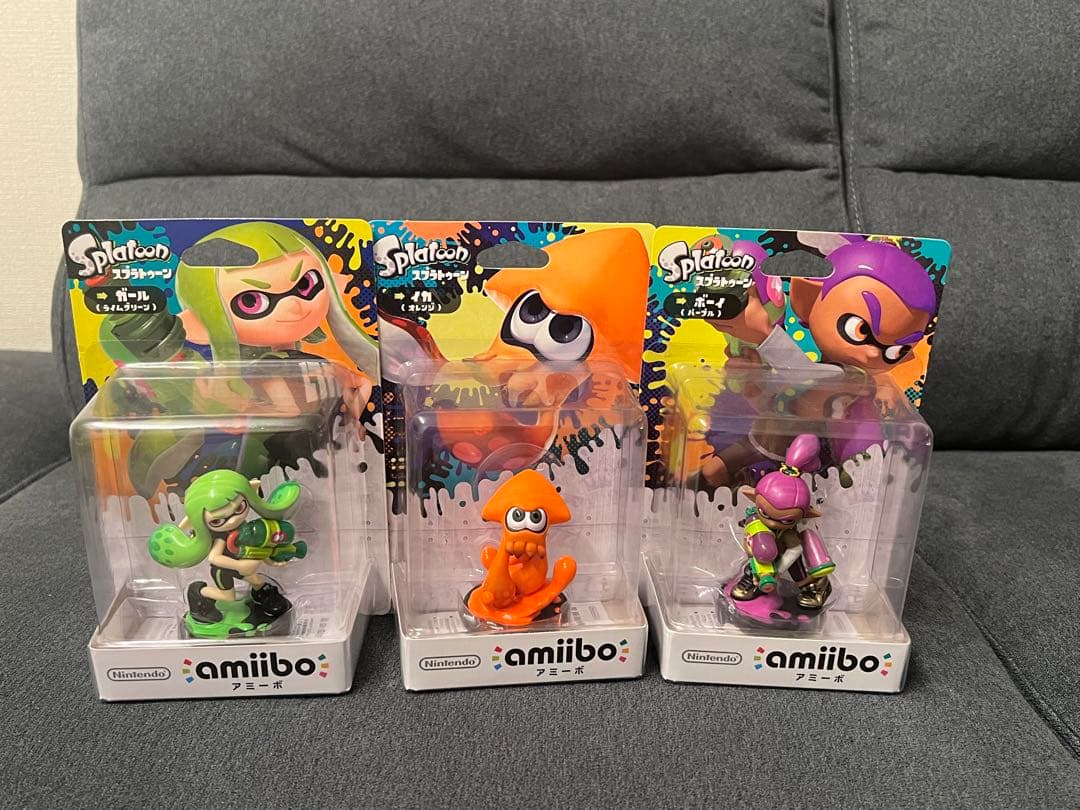 スプラトゥーン　amiibo 限定カラー　3体