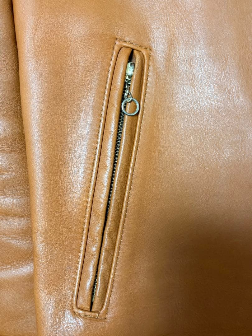 外観美品✨ 【米国製】schott トラッカージャケット 103US 34 茶色